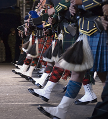 Chauffeur driven transport to Edinburgh Military Tattoo